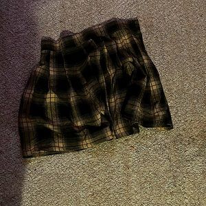 Plaid skirt